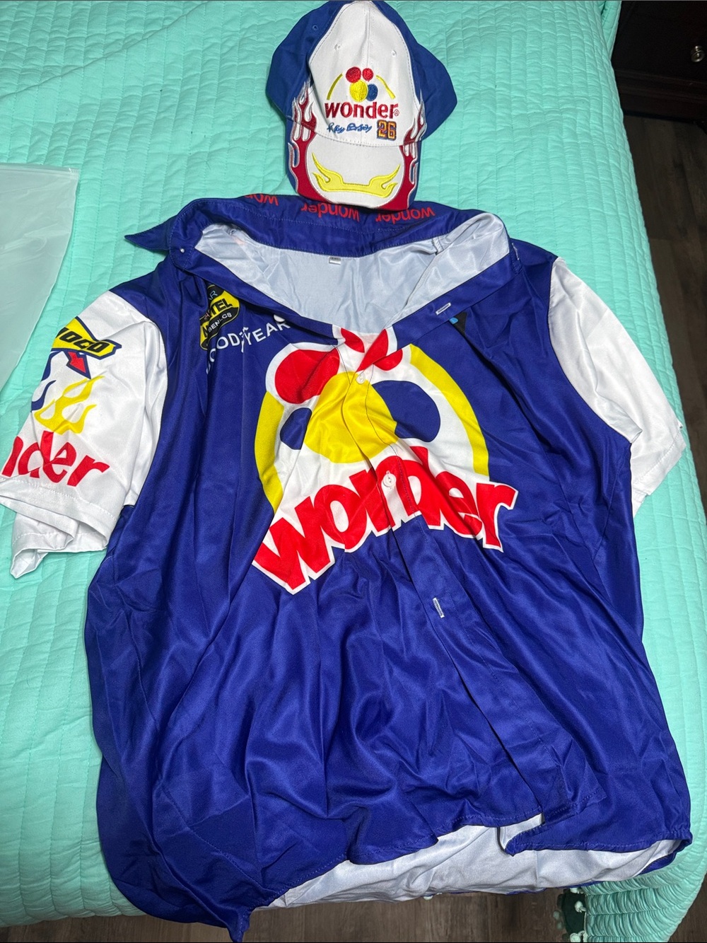 Wonder Racing shirt & Cap Set (Taladega nights)